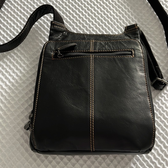 JackGeorges black leather crossbody bag - Picture 3 of 6